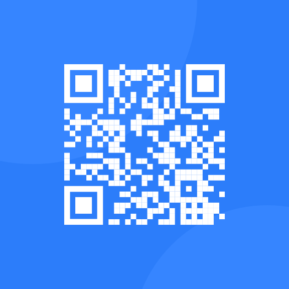 A QR code that leads to Frontend Mentor website